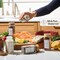 Glass Spice Jars with Bamboo Lids & Labels – Airtight Kitchen Storage Set with Funnel, Organizer for Spices, Seasonings, Sugar, and Other Dry Ingredients